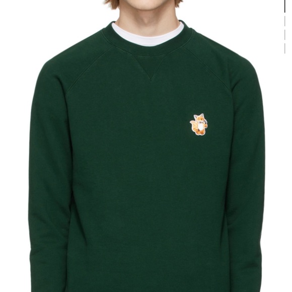 Maison Kitsune ALL RIGHT FOX PATCH CLASSIC SWEATSHIRT, great condition, size M Maison Kitsune ALL RIGHT FOX PATCH CLASSIC SWEATSHIRT, great condition, size M